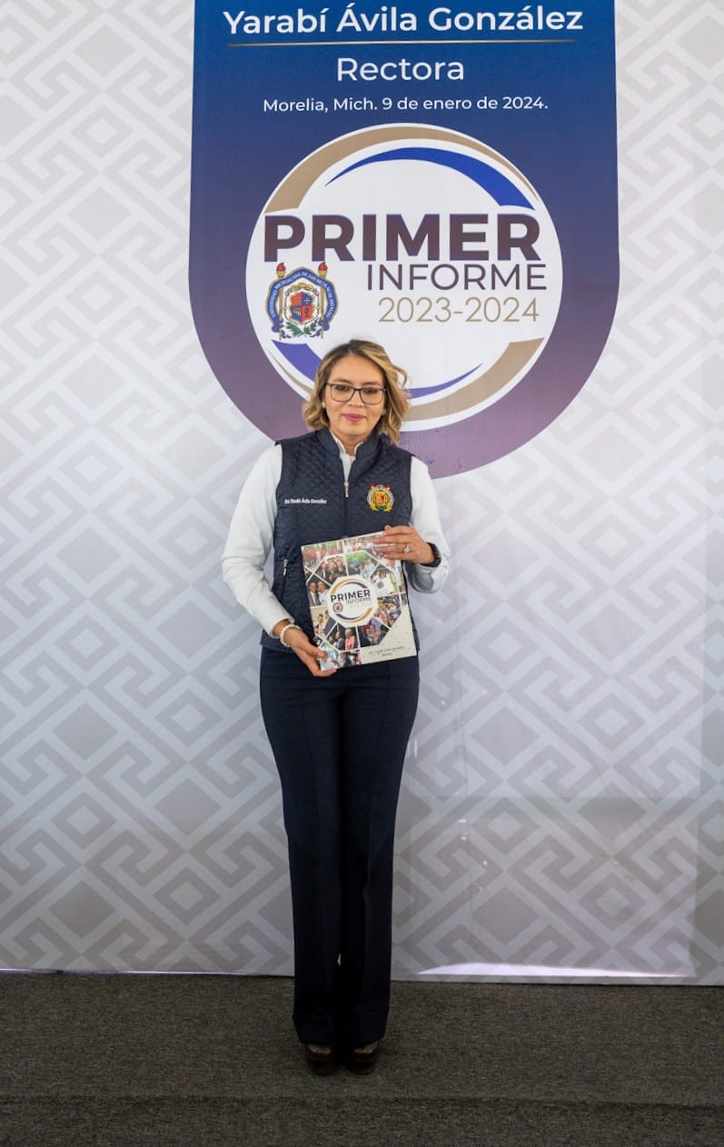 En la Universidad Michoacana nada nos detiene, afirma rectora en su Primer Informe
