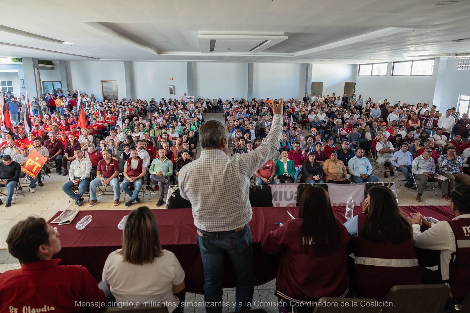 Augura Morón triunfo de Morena y aliados en todo el territorio michoacano