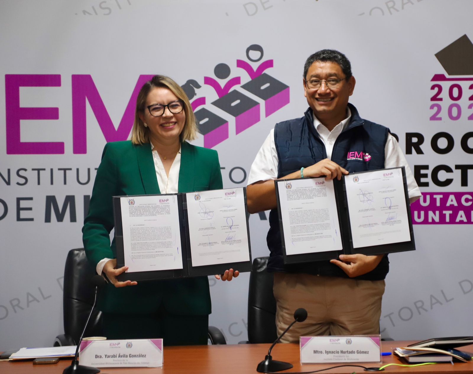 IEMich acuerda con la UMSNH fortalecer cultura política de la ciudadanía
