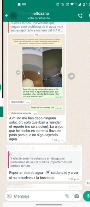 Vecinos de fraccionamientos de Vistas Altozano denuncian cobros excesivos del servicio de agua potable