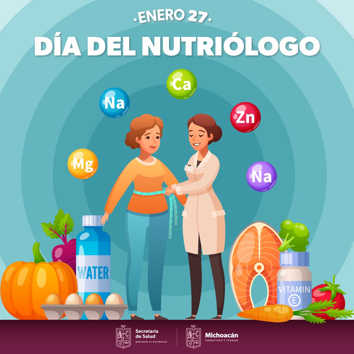 Conmemora SSM Día del Profesional en Nutrición