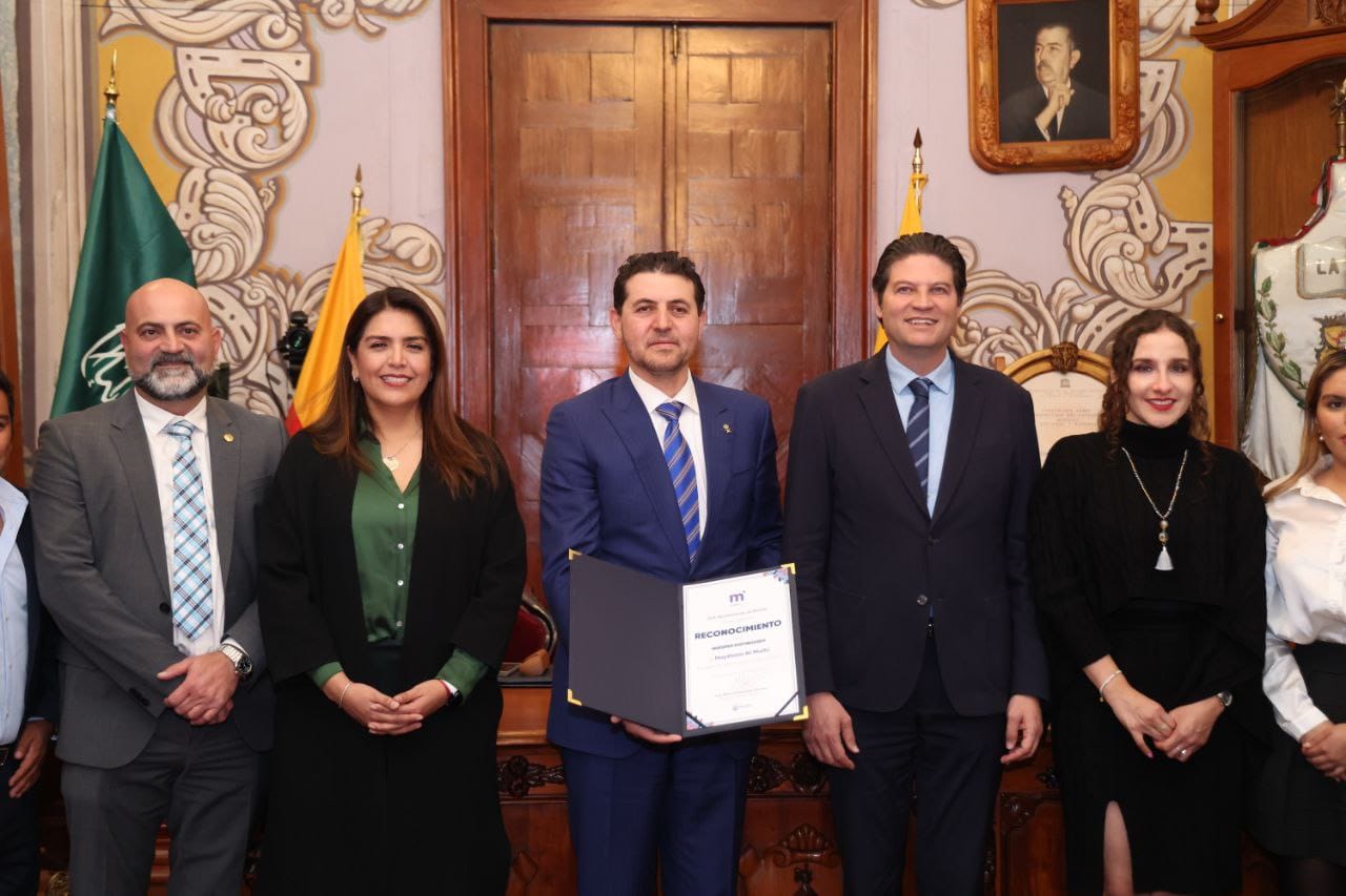 Alfonso Martínez destaca ventajas competitivas de Morelia ante Embajador de Arabia Saudita