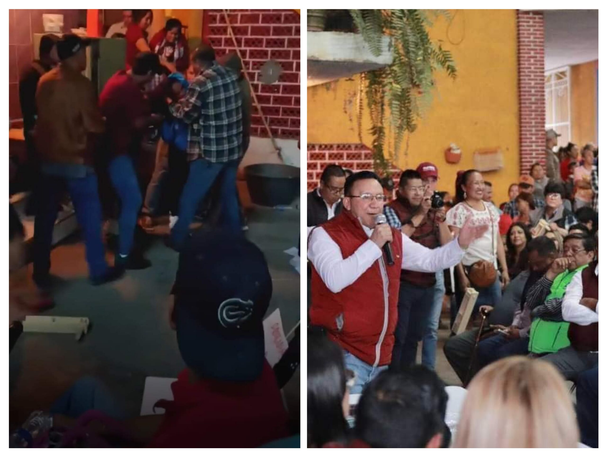 Tensión en Reunión de Morena por Disputa de Pagos: Grupos de Choque Generan Confrontación