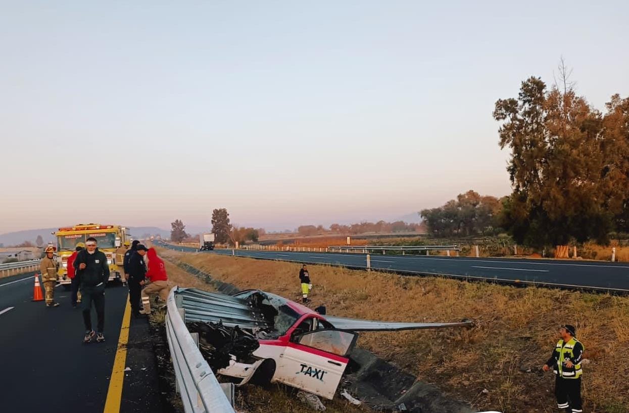 Accidente en la Autopista de Occidente (Km 224) deja 2 fallecidos y 4 lesionados en Álvaro Obregón