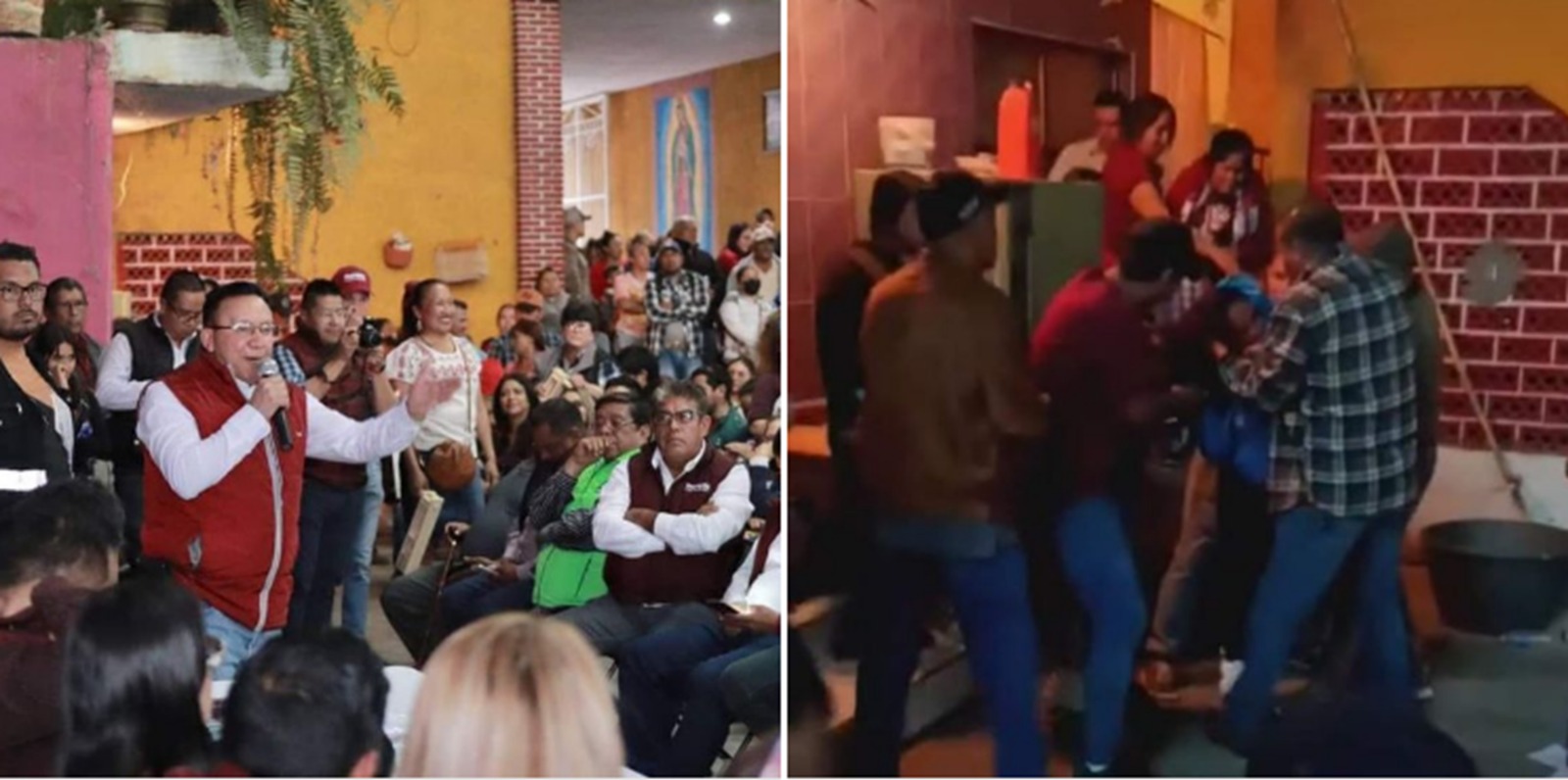 Turbulencias en la interna de Morena en Tarímbaro: Violencia y discordia durante Asamblea Informativa