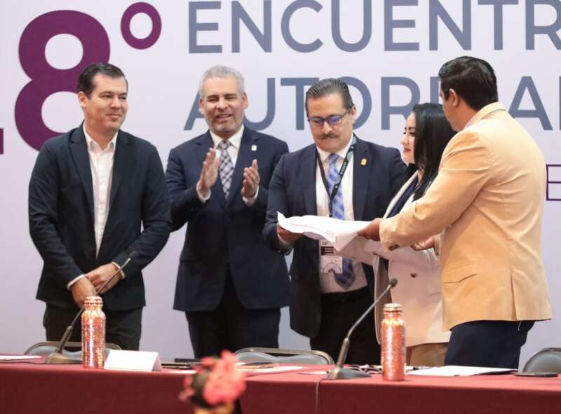 Encabeza Bedolla 28 Encuentro de la Asociación Mexicana de Autoridades de la Movilidad