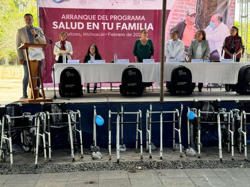 Llegan servicios médicos gratuitos a Cuitzeo con Salud en tu Familia