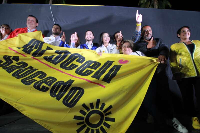 Por la democracia, la libertad, la justicia y la seguridad arranca campaña Araceli Saucedo rumbo al Senado