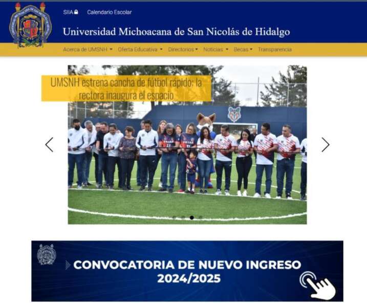 Abierta la convocatoria de nuevo ingreso de la UMSNH