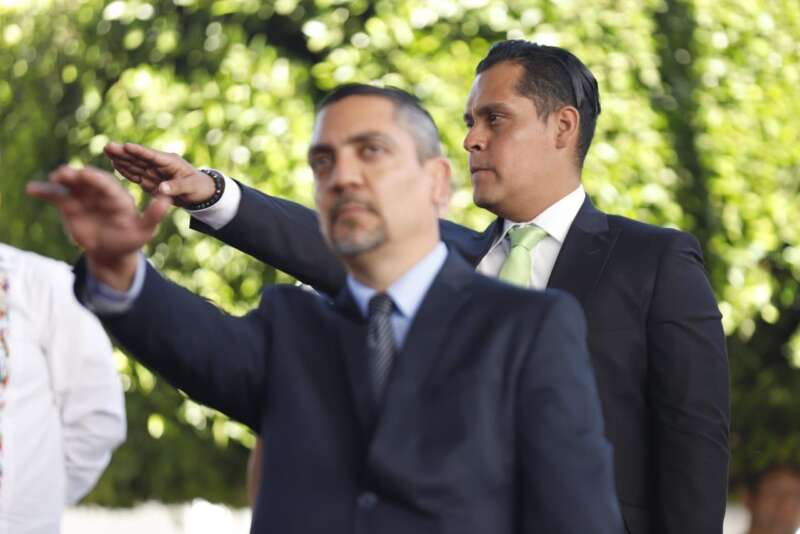 Christian Jaramillo y Conrado Mejía rinden protesta como diputados suplentes de la 75 Legislatura