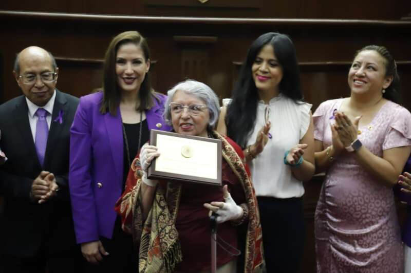Entrega 75 Legislatura Condecoración “Mujer Michoacana 2024”, a Rosa Citlali Martínez