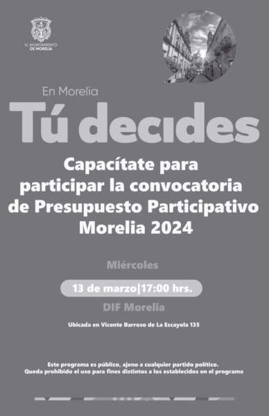 IMPLAN invita a la última semana de capacitación para proyecto ciudadano