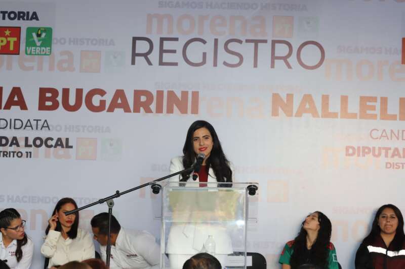 Acciones interpuestas por los conservadores en el INE, reflejan desesperación: Giuliana Bugarini