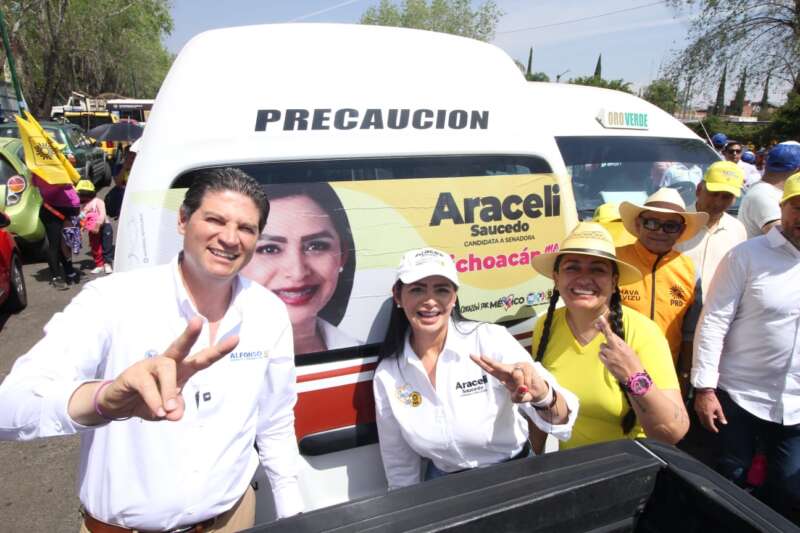 Morelia debe seguir brillando por y para quienes en ella viven: Araceli Saucedo