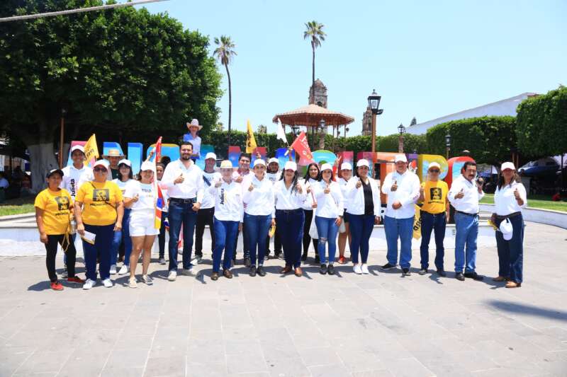 En Angamacutiro lo saben, ¡somos garantía de trabajo y compromiso!: Julieta Gallardo