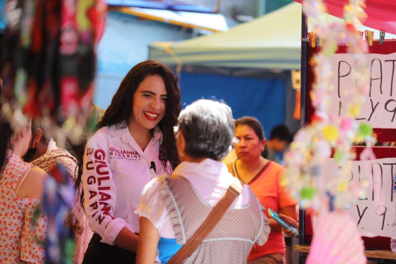 Giulianna Bugarini: no seré una diputada de alfombra roja, iremos a la calle, con la gente