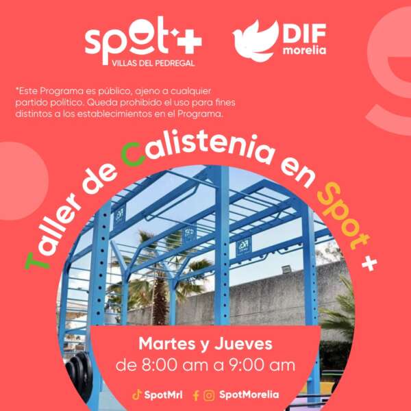 DIF Morelia ofrece nuevos talleres en el centro Spot+ en Villas del Pedregal