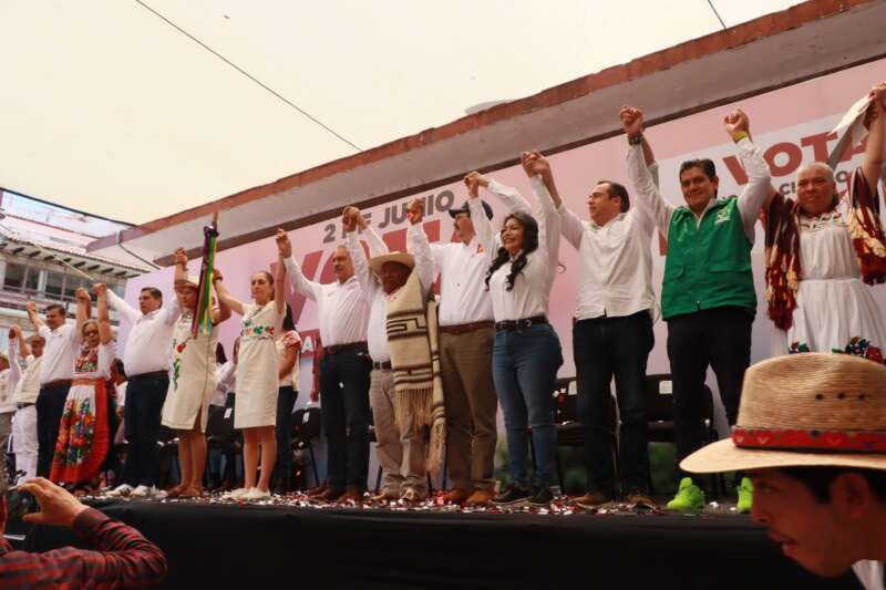 Reconoce PVEM propuestas de Claudia Sheinbaum en favor de Michoacán