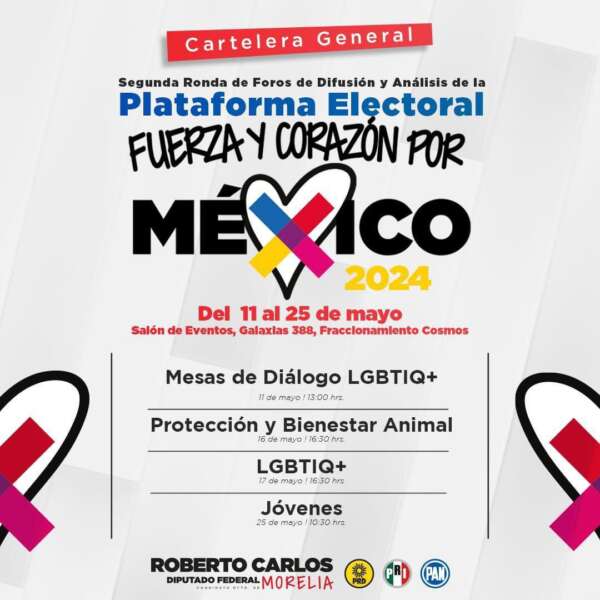 Grupos prioritarios enriquecen plataforma electoral de Roberto Carlos López García.