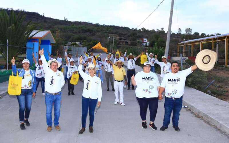 En Chucándiro se suman más familias a favor de Julieta Gallardo