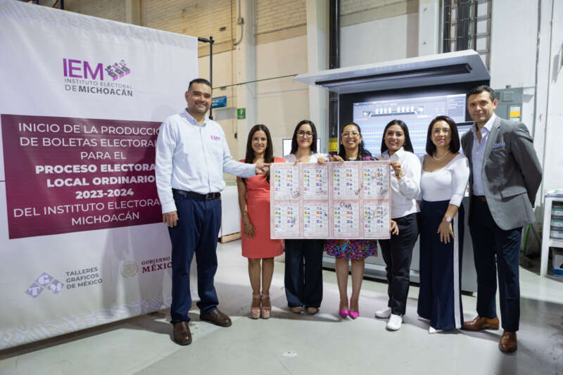 CORRE PAPEL Y TINTA PARA MICHOACÁN: INICIA IMPRESIÓN DE BOLETAS PARA EL 2 DE JUNIO