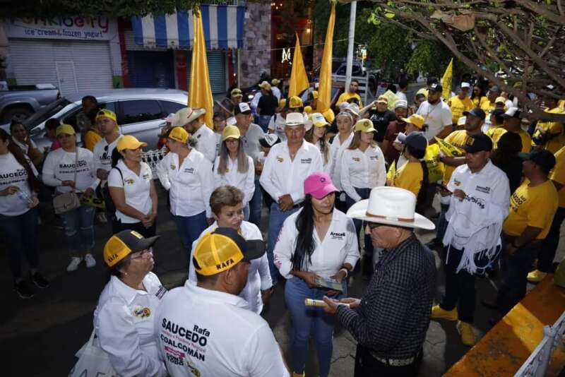 En Tepalcatepec y Coalcomán, como en México está por cristalizarse el triunfo de este gran proyecto colectivo: Araceli Saucedo