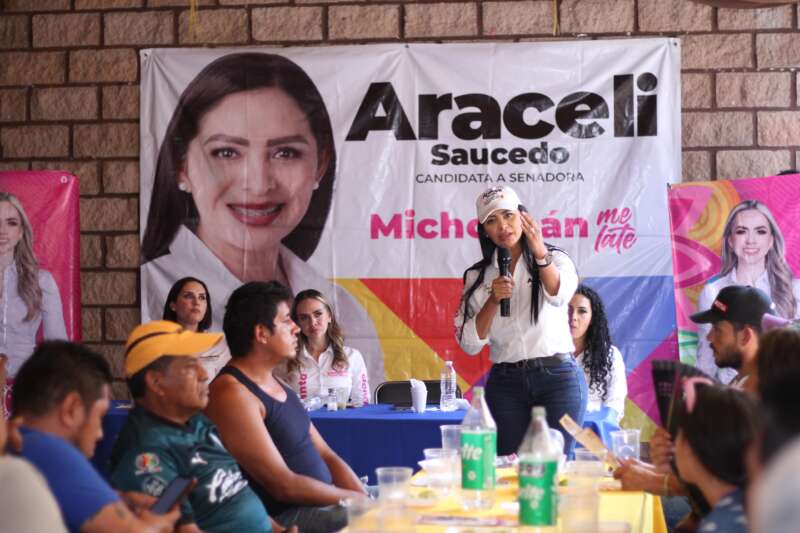 En Pátzcuaro no hay duda, vamos a recuperar su grandeza, esplendor y reactivar economía: Araceli Saucedo