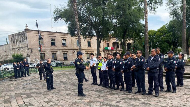 Activa Policía Morelia operativo Patrio