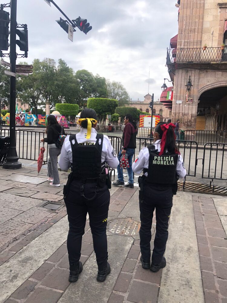 Instala Policía Morelia, dispositivo de seguridad para el Desfile del 16 de Septiembre