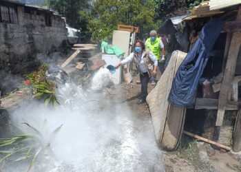 Atiende personal de la SSM zonas afectadas por lluvias en Tuxpan