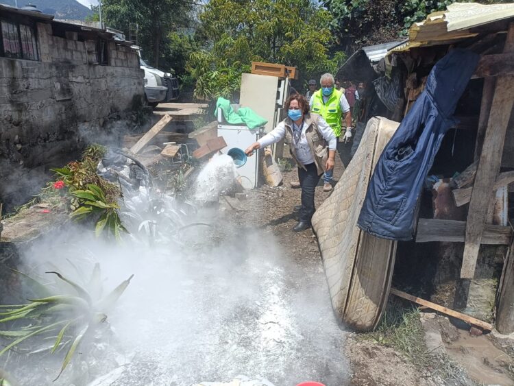 Atiende personal de la SSM zonas afectadas por lluvias en Tuxpan