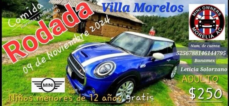 Villa Morelos se prepara para la Rodada de Mini Owners