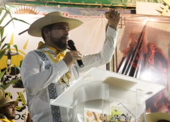 Participa Octavio Ocampo en la recepción de la Trigésima Cabalgata “Morelos” en Carácuaro