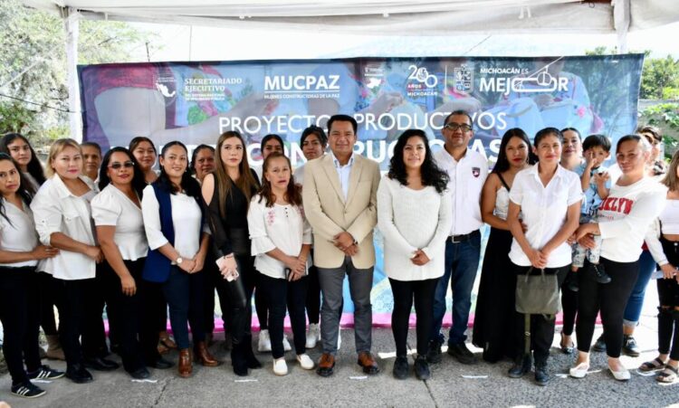 Ponen en marcha taller productivo para dar autonomía económica a mujeres de Tarímbaro