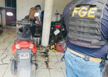 Asegurado taller mecánico de motocicletas relacionado en conductas ilícitas