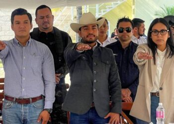 El alcalde de Los Reyes, Humberto Jiménez Solís asiste a la 3ra sesión ordinaria del Consejo Intermunicipal de Seguridad Pública en Peribán