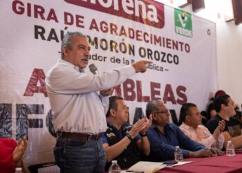 Expone Morón trabajo legislativo por la transformación de México y Michoacán