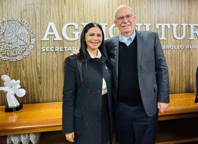 Araceli Saucedo gestiona ante federación apoyo para el sector agropecuario de Michoacán