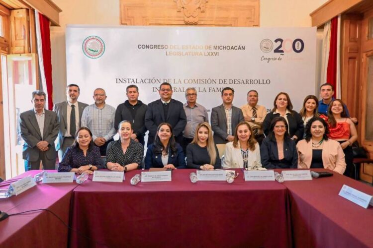 Instalan Comisión para el Desarrollo Integral de la Familia en el Congreso del Estado