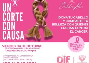 Exhorta Humberto Jiménez Solís a sumarse a la Campaña de Donación de Cabello en Los Reyes por el Mes Rosa