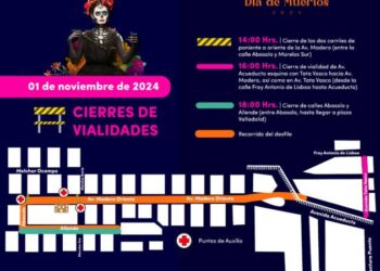 Morelia, lista para el espectacular desfile de Catrinas y Catrines 2024
