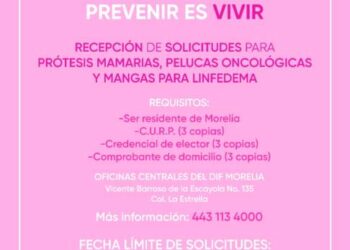 DIF Morelia impulsa detección oportuna del cáncer de mama, con vales de mastografías gratuitas todo el año