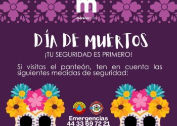 Gobierno de Morelia emite recomendaciones para visitar y disfrutar Panteones del municipio