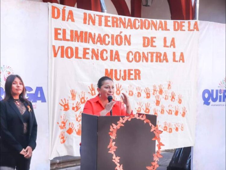 Arranca en Quiroga la Campaña del Mes Naranja para erradicar la violencia contra las mujeres