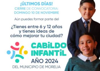Últimos días para que niñas y niños participen en Cabildo Infantil 2024 de DIF Morelia