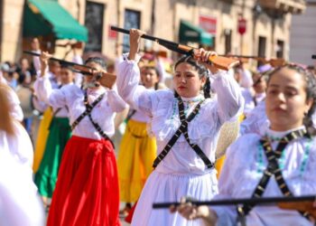 Así fue el desfile Cívico -Deportivo por el 114 Aniversario de la Revolución Mexicana