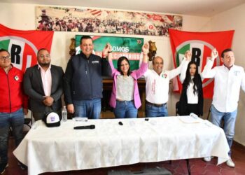 Declinan candidatas del PES y Tiempo por México a favor del PRI en Irimbo