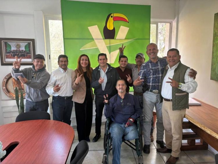 Jornada de trabajo intensa y productiva de la Brigada Puruándiro Siempre Verde en el Congreso Estatal y el PVEM en Michoacán