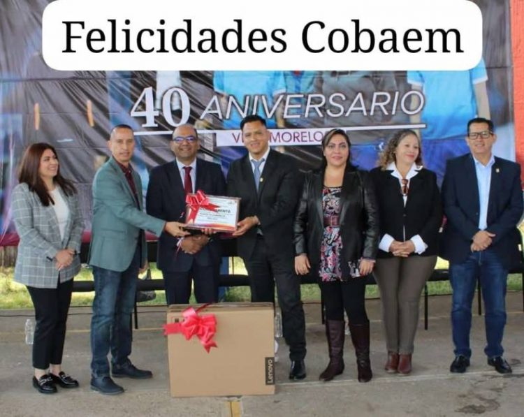 Celebra Julio César Conejo Alejos 40 años de excelencia educativa y compromiso con la comunidad del COBAEM Villa Morelos