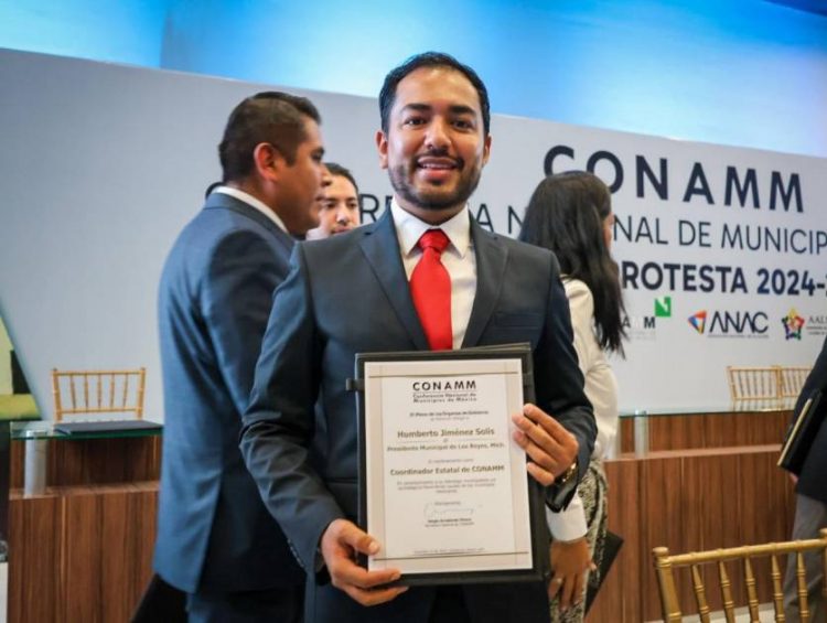 Humberto Jiménez Solís asume como vicepresidente de la CONAMM en la toma de protesta de la nueva directiva